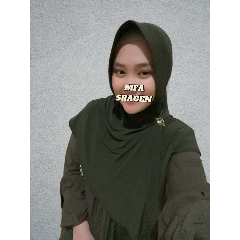 JILBAB DAILY SEGITIGA INSTAN S3 PET ANTEM JERSEY HIGH QUALITY ORI DOA IBU BY BUNYAMIN