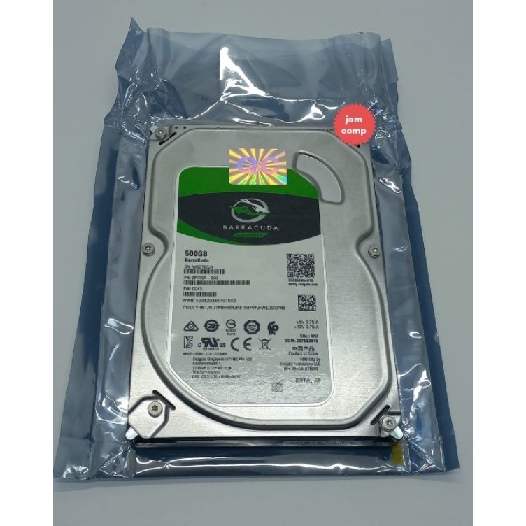 Harga Termurah Hardisk 500GB Barracuda Sata 3.5 Baru Rpm 7200. Hardisk 500gb For Pc CPU Computer ☊↕⁑