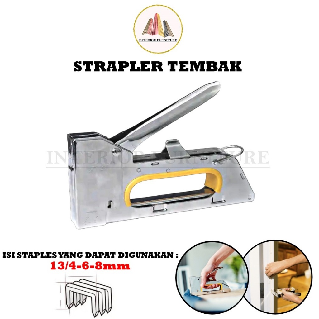 

NEW Stapless / Stapler Tembak 13/4-6-8 mm Staples Tembak RBU