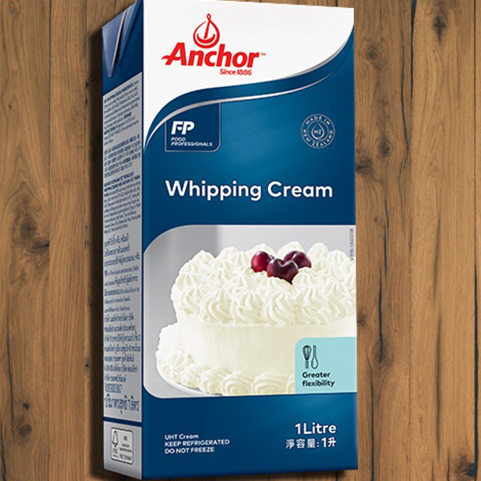 

Harga Termurah GOSEND ONLY - Anchor Whipping Cream / Whip Cream 1liter ☋➔✰✪