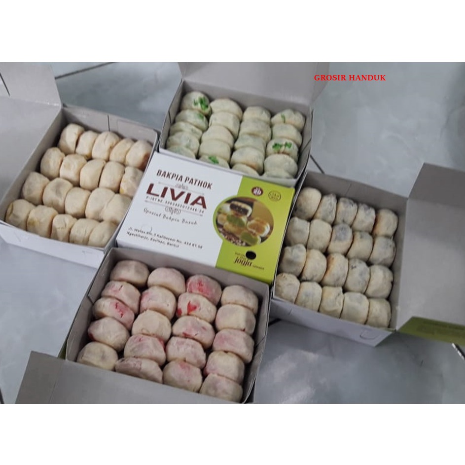 

Laris BAKPIA PATHOK LIVIA ISI 20 PCS, ASLI BANTUL Ready
