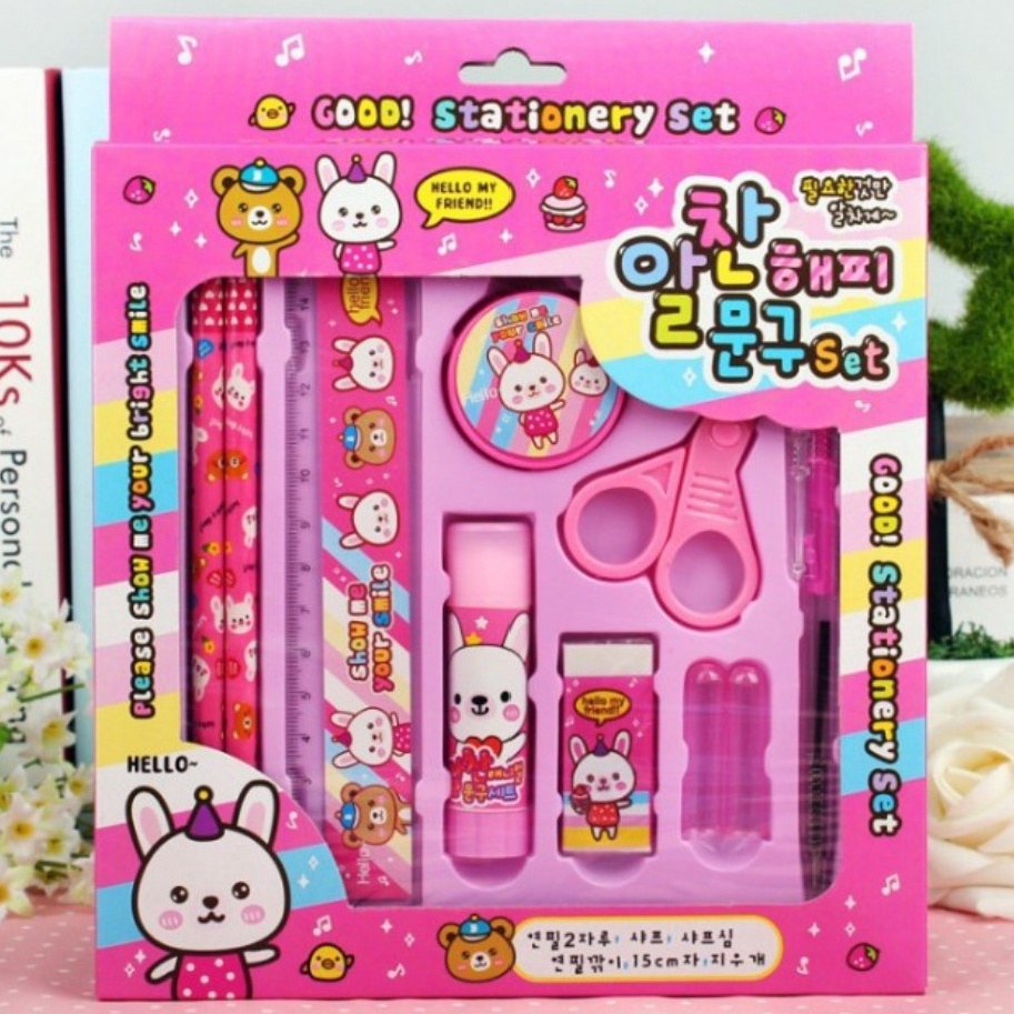 

Murah WBS Paket Alat Tulis set 8in1 Stationery Set Study Set Anak Karakter Souvenir Set Alat Tulis SS129