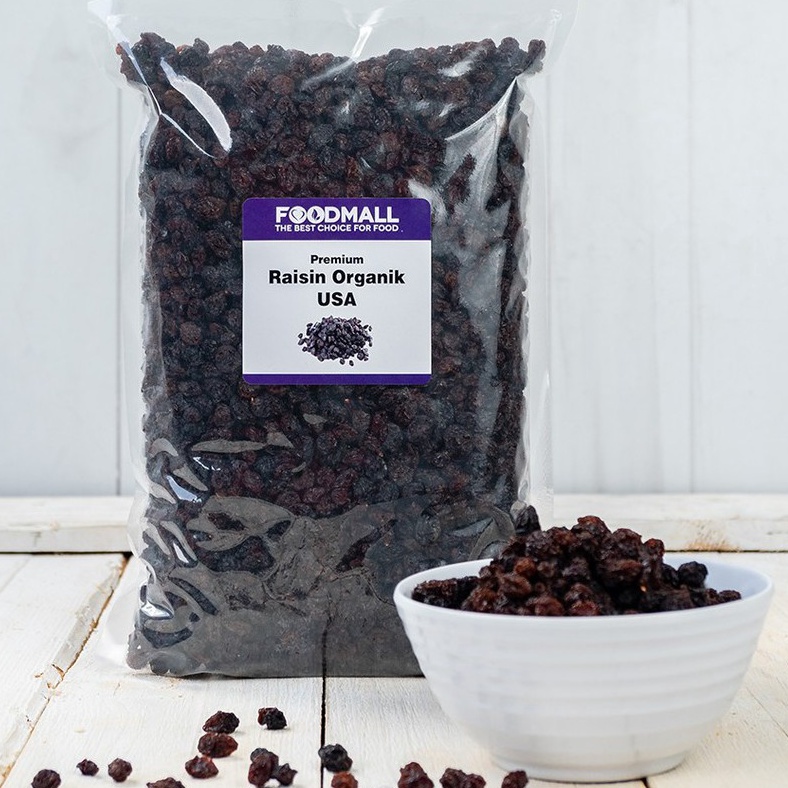 

Murah Kismis / Black Raisin Organic USA PREMIUM 1 Kg ➸➚✣