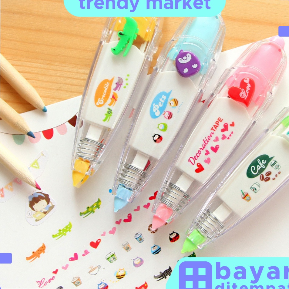 

Baru Correction Tape Decoration Bentuk Buah Lucu untuk Perlengkapan Sekolah / Decorative Tape / Tape Scrapbook / Deco Tape / Sticker STY16