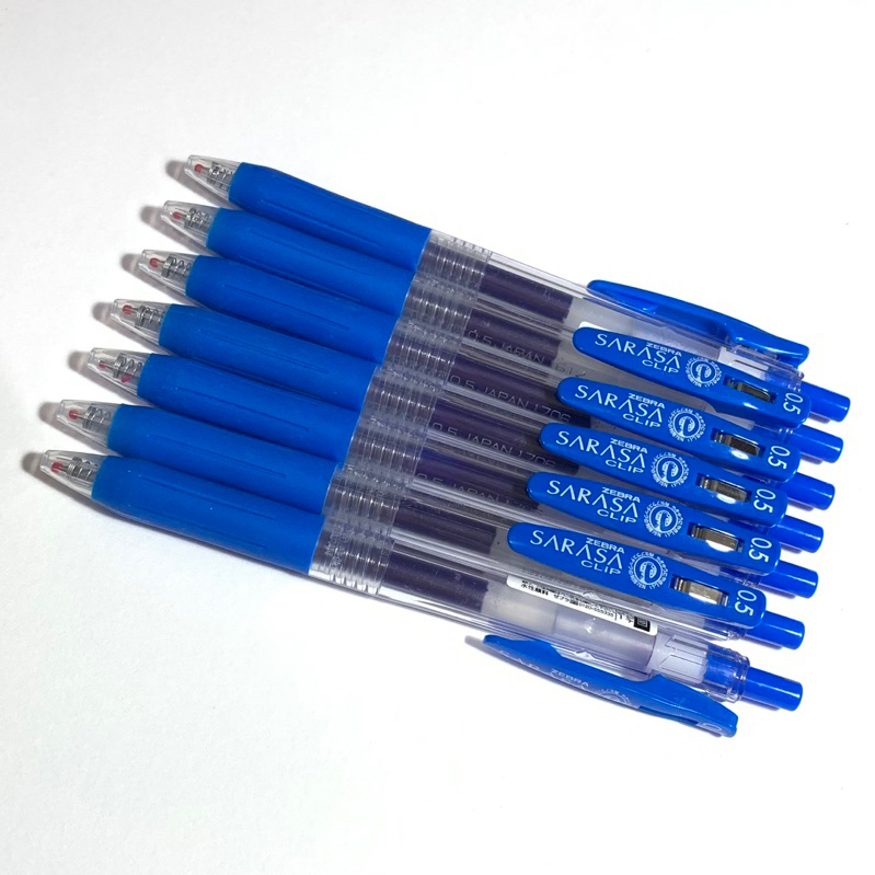 

[COBALT BLUE] Ballpoint Pulpen Gel Zebra Sarasa Clip Japan