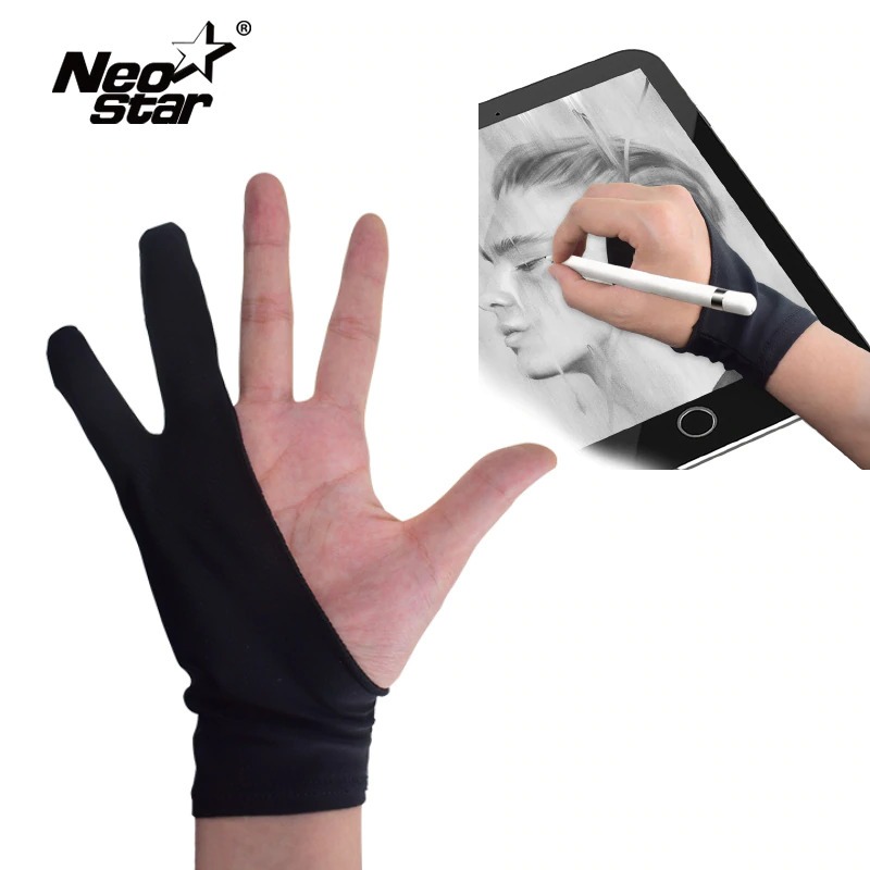 Sarung Tangan Gambar Drawing Glove I Sarung Tangan Stylus Two Finger Glove Graphics Drawing