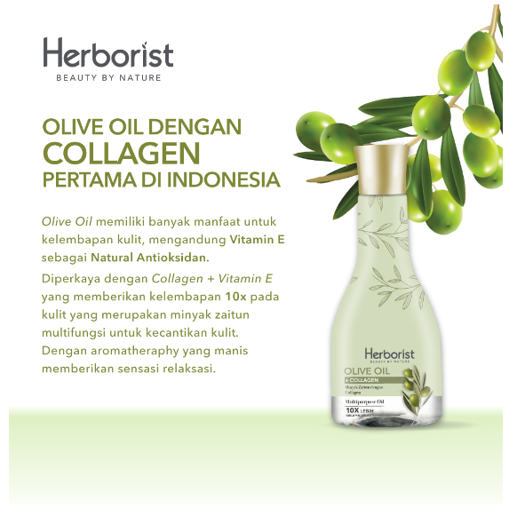 Herborist Minyak Zaitun + Collagen