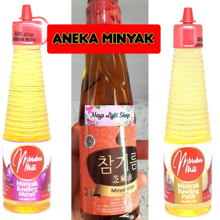 

[♕T57<] minyak wijen minyak bawang merah bawang putih sesame oil onion oil premium topping kimbap gimbap halal garlic oil Promo Semangat