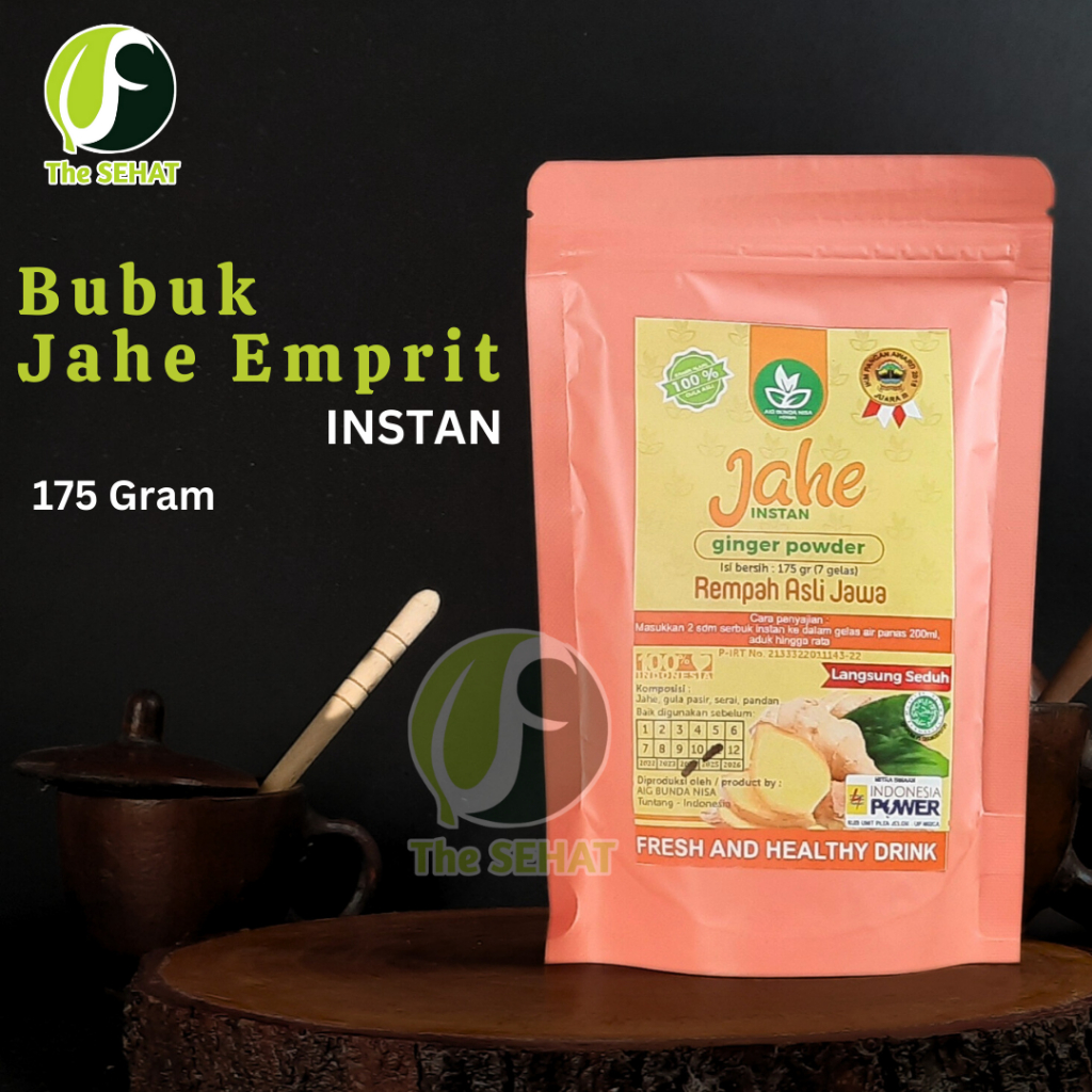 

Instan Jahe Emprit Bubuk Minuman Rempah Jahe Instan Penghangat Badan 175gr