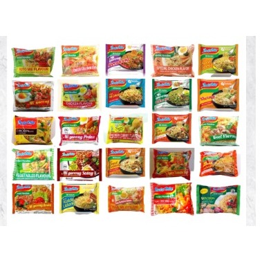 

Indomie Mie Instant / Goreng / Soto / Indomie Ayam Bawang / Kari / Ayam Spesial / Soto Mie / Kaldu Ayam / GORENG AYAM POP / Indomie mie instant
