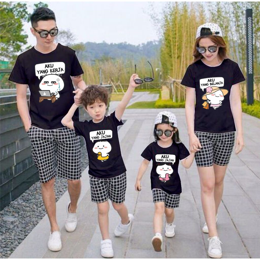 Penawaran Terbatas Kaos Distro Unisex Kaos Couple Keluarga Kaos Pentol Aku Yang Kerja Aku Yang