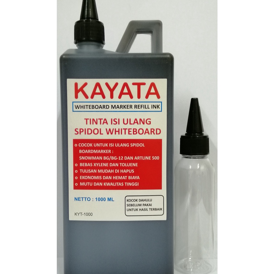 

Best Produk Tinta spidol whiteboard refill Kayata murah dan berkualitas 1000 ML Tinta isi ulang spidol