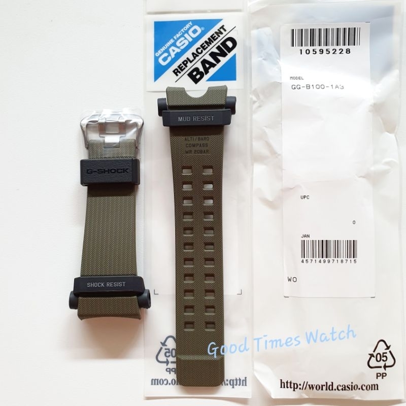 STRAP G-SHOCK GG-B100-1A3 GG B100 CASIO ORIGINAL