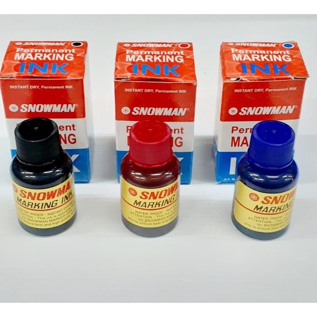 

Best Terlaris TINTA SPIDOL PERMANENT SNWOMAN / SNOWMAN PERMANENT MARKING INK / REFFIL SPIDOL