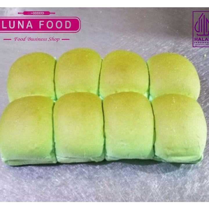 

Baru Supplier UMKM| Roti Kukus Pandan isi 8 PREMIUM Hotel| Kadet Kuro Pandan Untuk Ropang Harga Promo