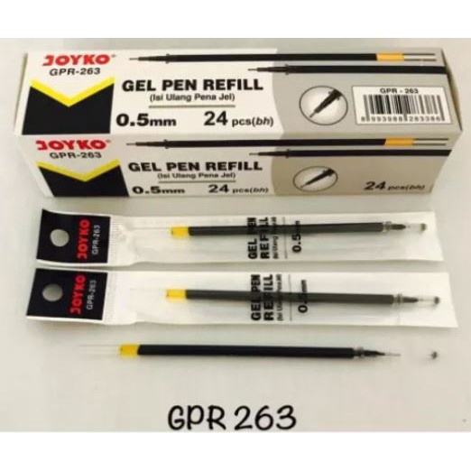 

Kirim Langsung [24 PCS ] ISI PEN GEL JOYKO GPR 263 / REFILL PULPEN JOYKO