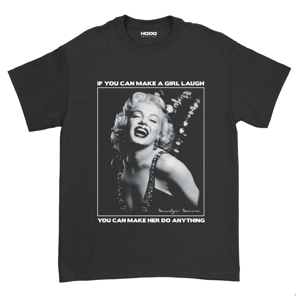 KAOS MARILYN MONROE - GIRL LAUGH Marilyn Monroe T-shirt