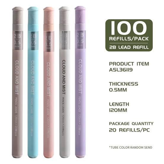 

Isi Pencil Mekanik M&G Pencil Mechanic Leads 2B 0.5mm / 0.7mm isi 20 pcs