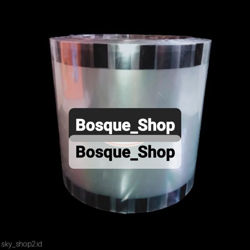 Plastik Cup Sealler Motif Polos Plastik Lid Cup Sealer Press Isi 800 Cup / Tutup Segel Gelas Minum