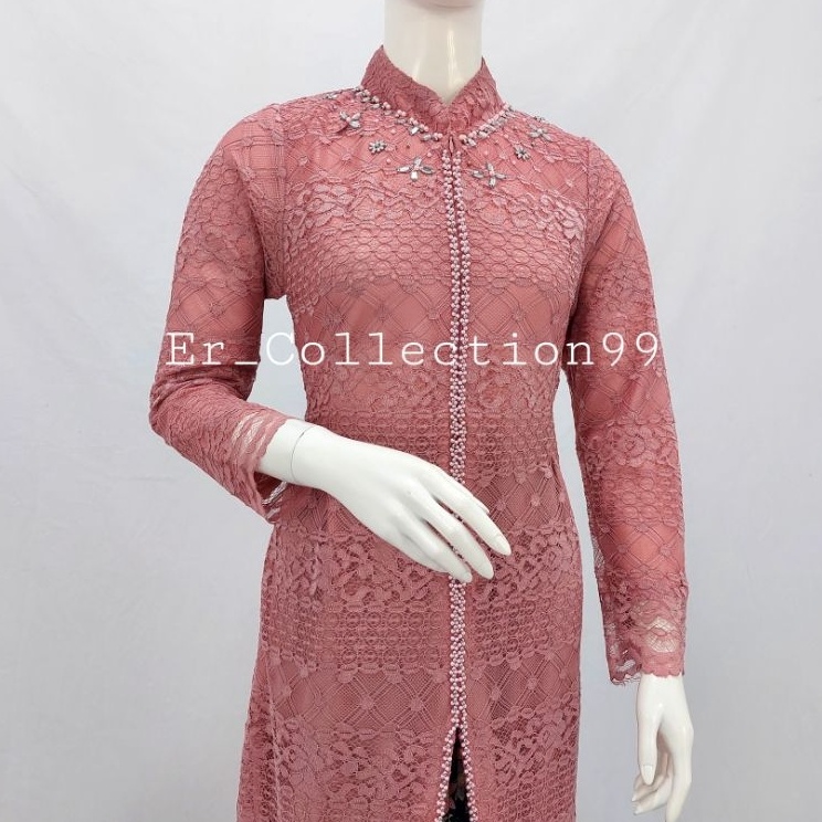 Model Baru Kebaya Modern Model Tunik Brokat Payet Terbaru