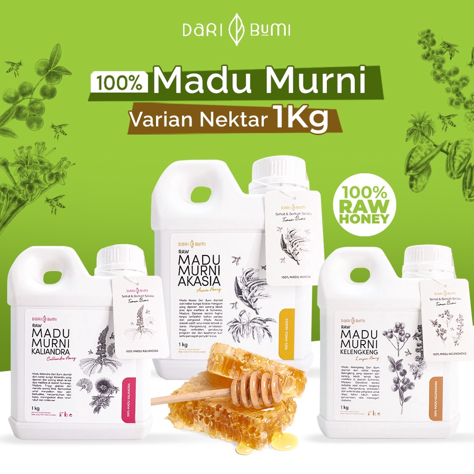 

Model Baru Dari Bumi Madu Murni 1kg Varian Raw Honey Asli Laris