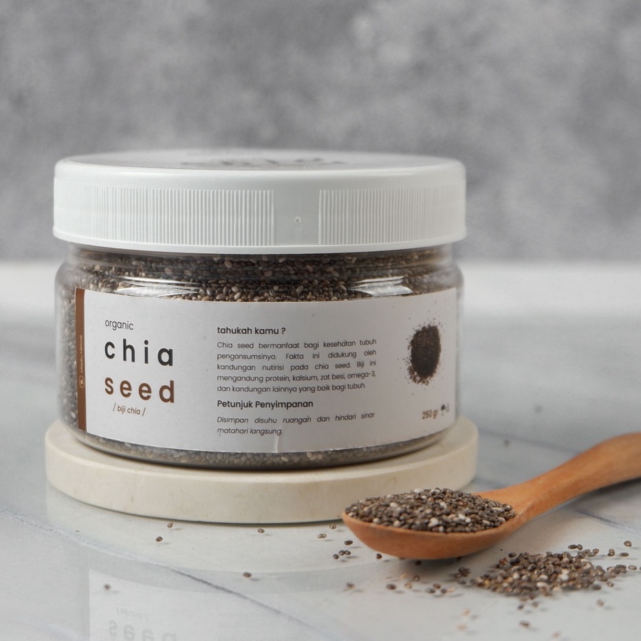 

Ready Organic Black Chia Seed 250 gr Premium Biji Chiaseed Original Buruan Beli