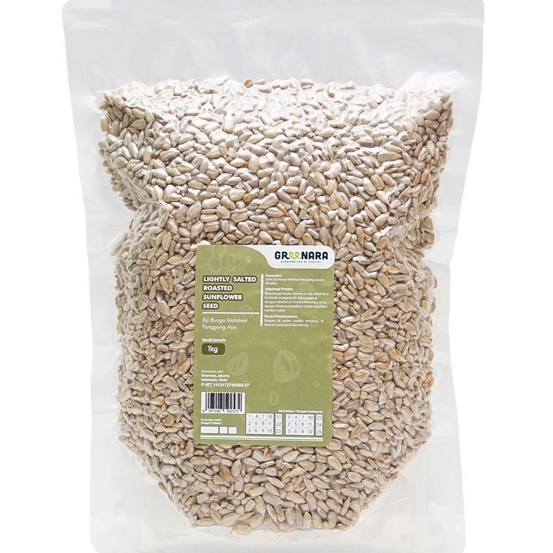 

Terupdate Lightly Salted Roasted Sunflower Seed 1Kg / Kuaci Panggang Asin Kirim Langsung