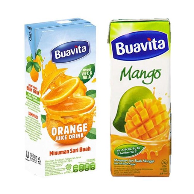 

Baru Buavita Orange 250 ml + Buavita Mango 250 ml ➲➛☆