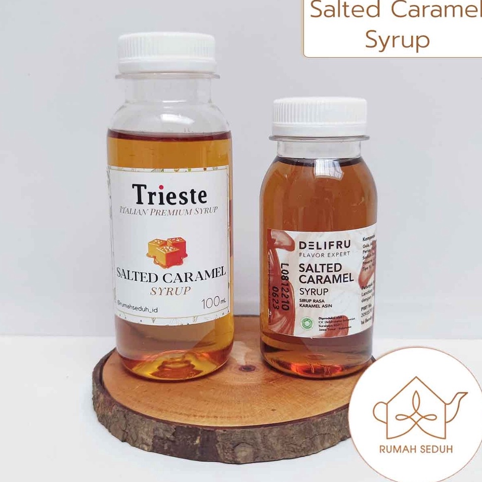 

Ready stock 100 mL Sirup Salted Caramel Trieste - Salted Caramel Italian Syrup - Salted Caramel Latte Machiato ✾✱