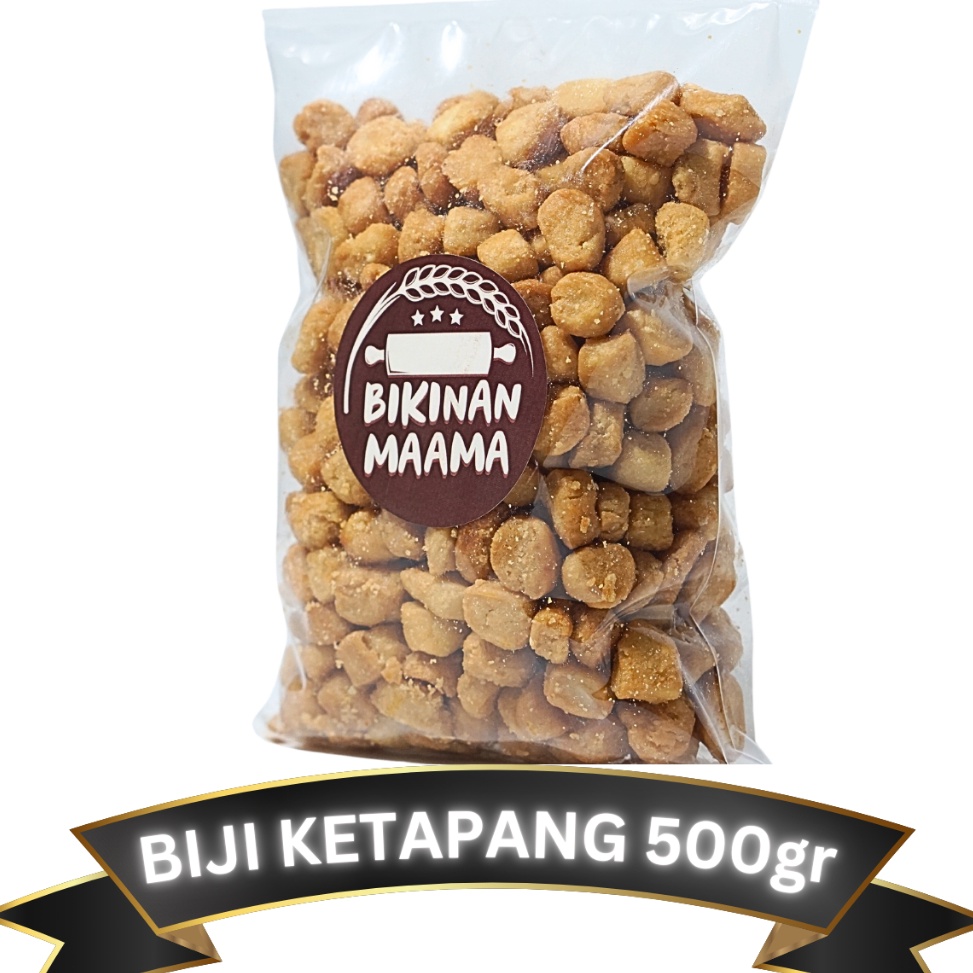 

[KODE 67JKL] cemilan biji ketapang 500gr Bikinanmaama