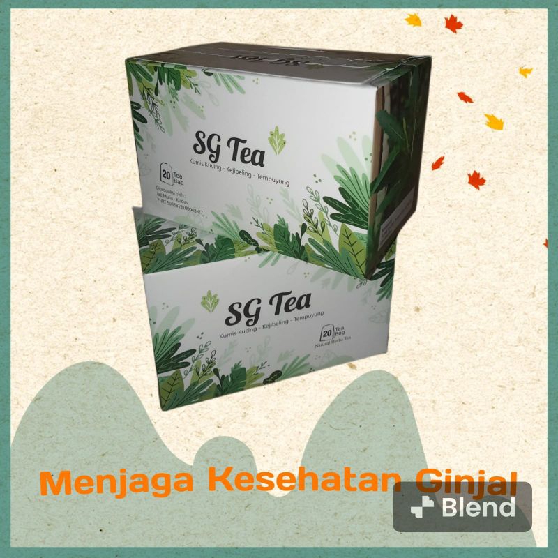 

SG Tea - Teh Sehat Ginjal - Kumis Kucing, Kejibeling, Tempuyung