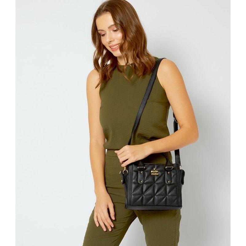 TAS SOPHIE MARTIN GEMAYA BOWLER BLACK BAG SOPHIE MARTIN