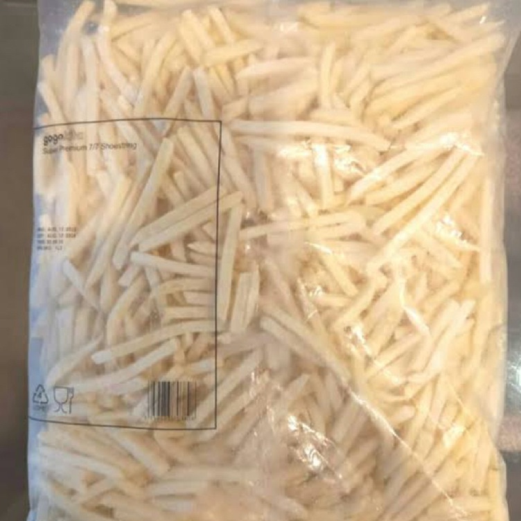 

★★★★★ kentang shoestring gogo 2 kg dan crinkle 2kg ➾❈❁