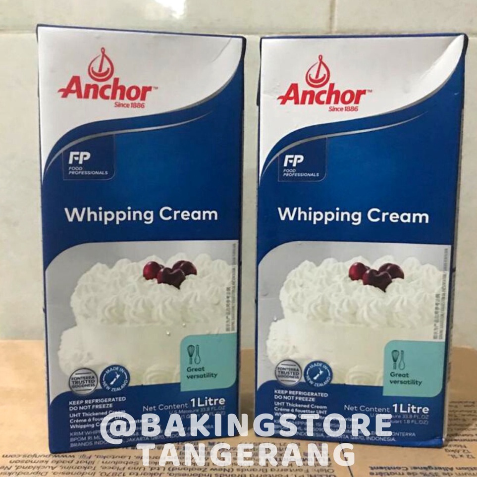 

Best Seller Whipping cream anchor 1 liter ED 11 des 2023 Readystock