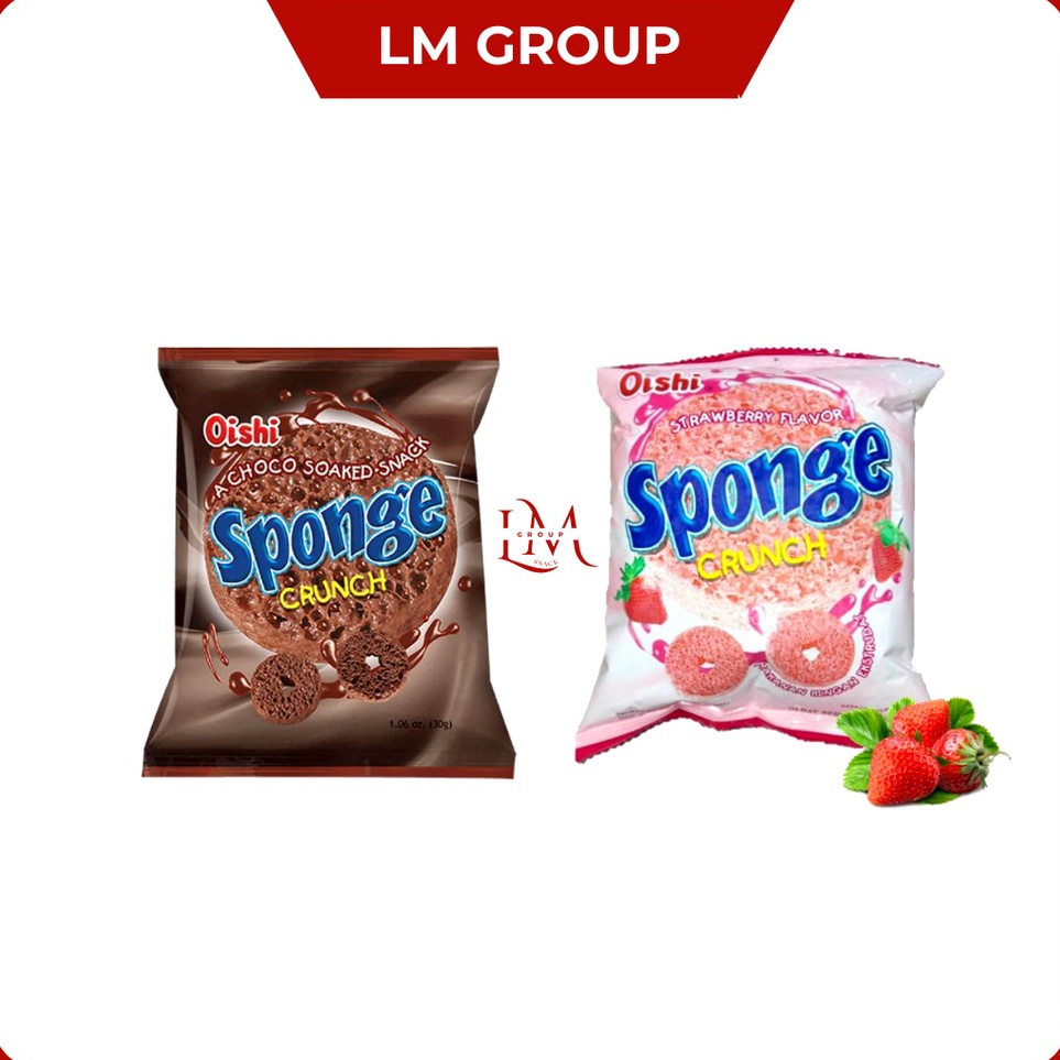 

Serba Murah Sponge Crunch Isi Cokelat/Stroberi Oishi 1 Pack Isi 20 pcs Baru