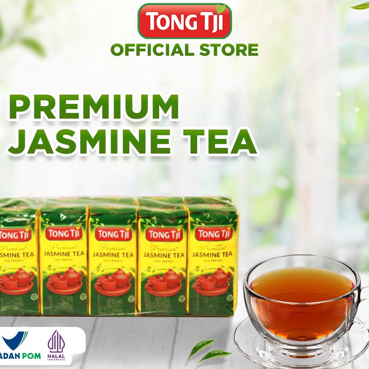 

[KODE TM8LU] Tong Tji Premium Jasmine Tea ( Teh Seduh ) Per slop ( 10pack isi 50gram )