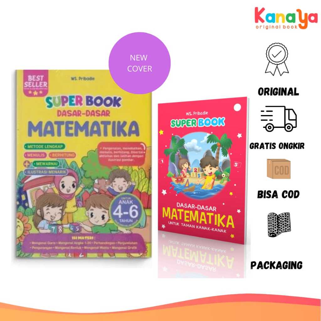 Superbook Dasar - Dasar Matematika Belajar Berhitung Untuk TK dan PAUD