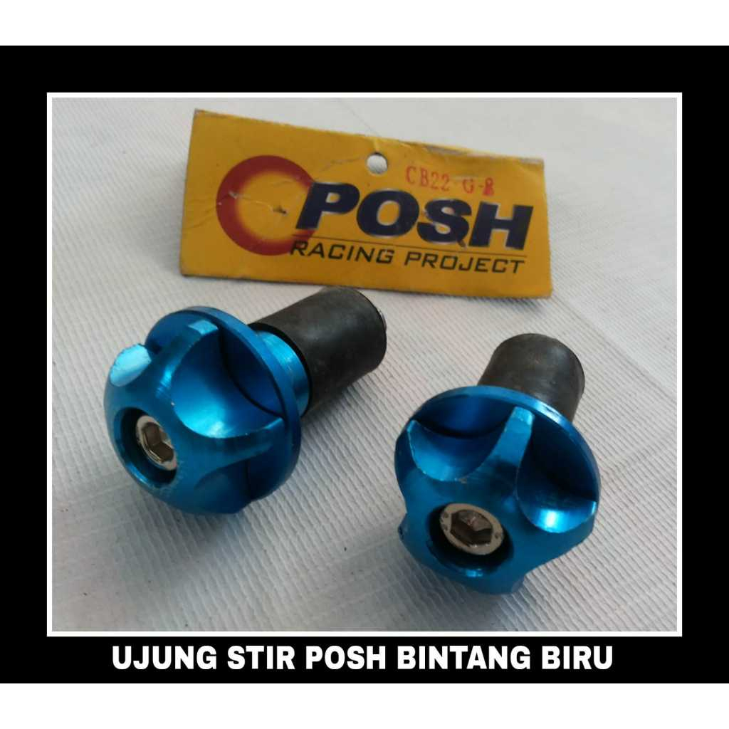 Ujung Stir Posh bintang biru