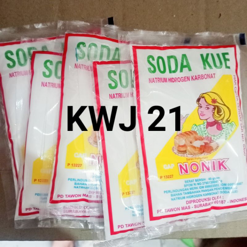 

soda kue ASLI nonik 40 gr (beli 10 = 18.500)