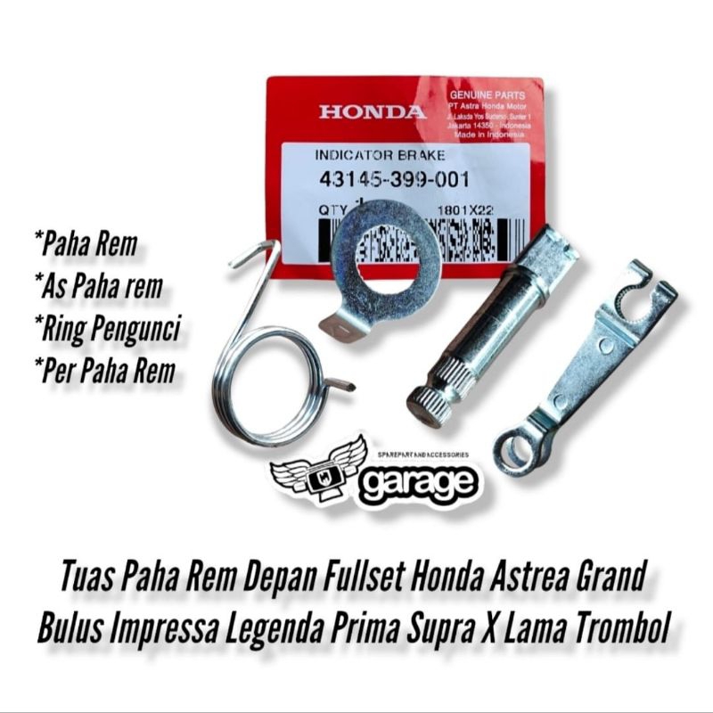 paha rem Tuas Paha Rem GRAND Per Paha Rem Ring Paha Rem As Paha Rem Depan Fullset Honda Astrea Grand