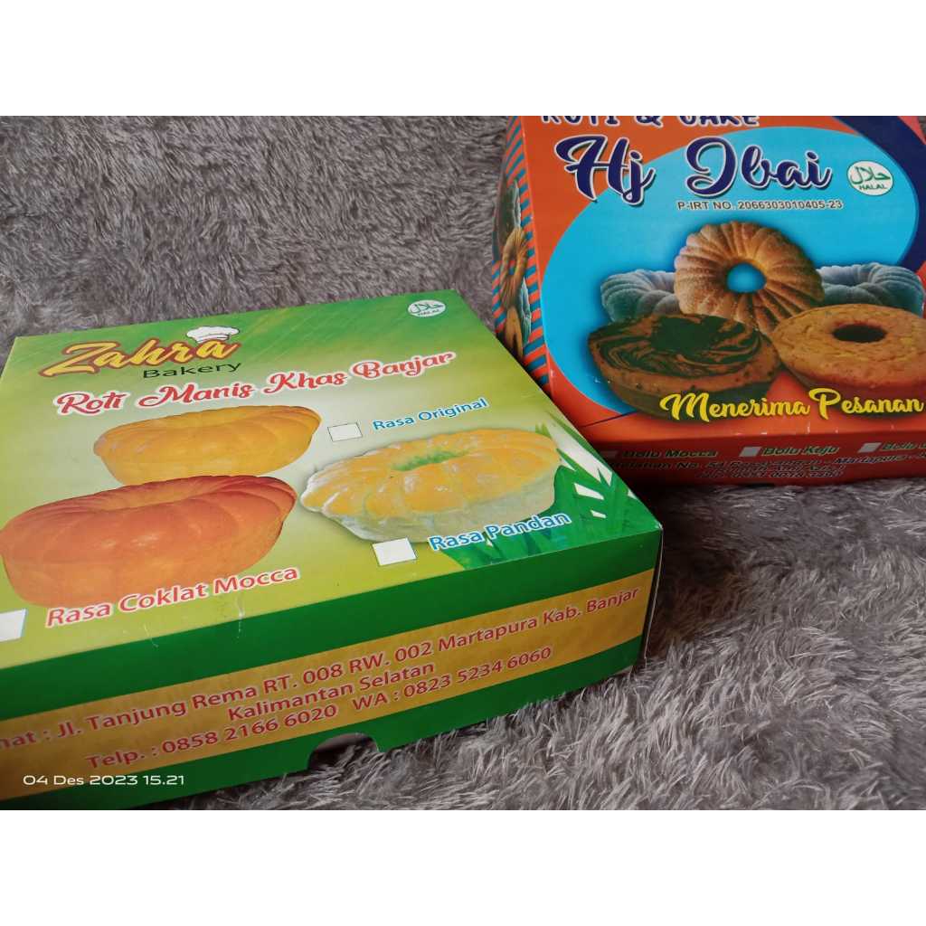 

Kotak Roti Manis/Bolu Bulat (Bisa Custom)