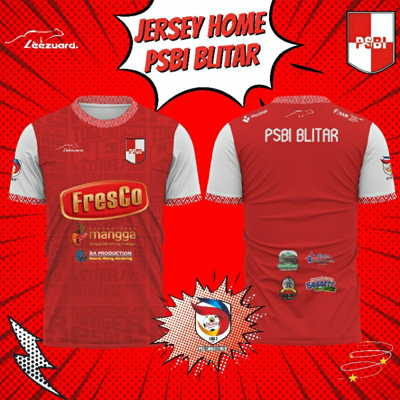 Jersey "HOME" PSBI Blitar