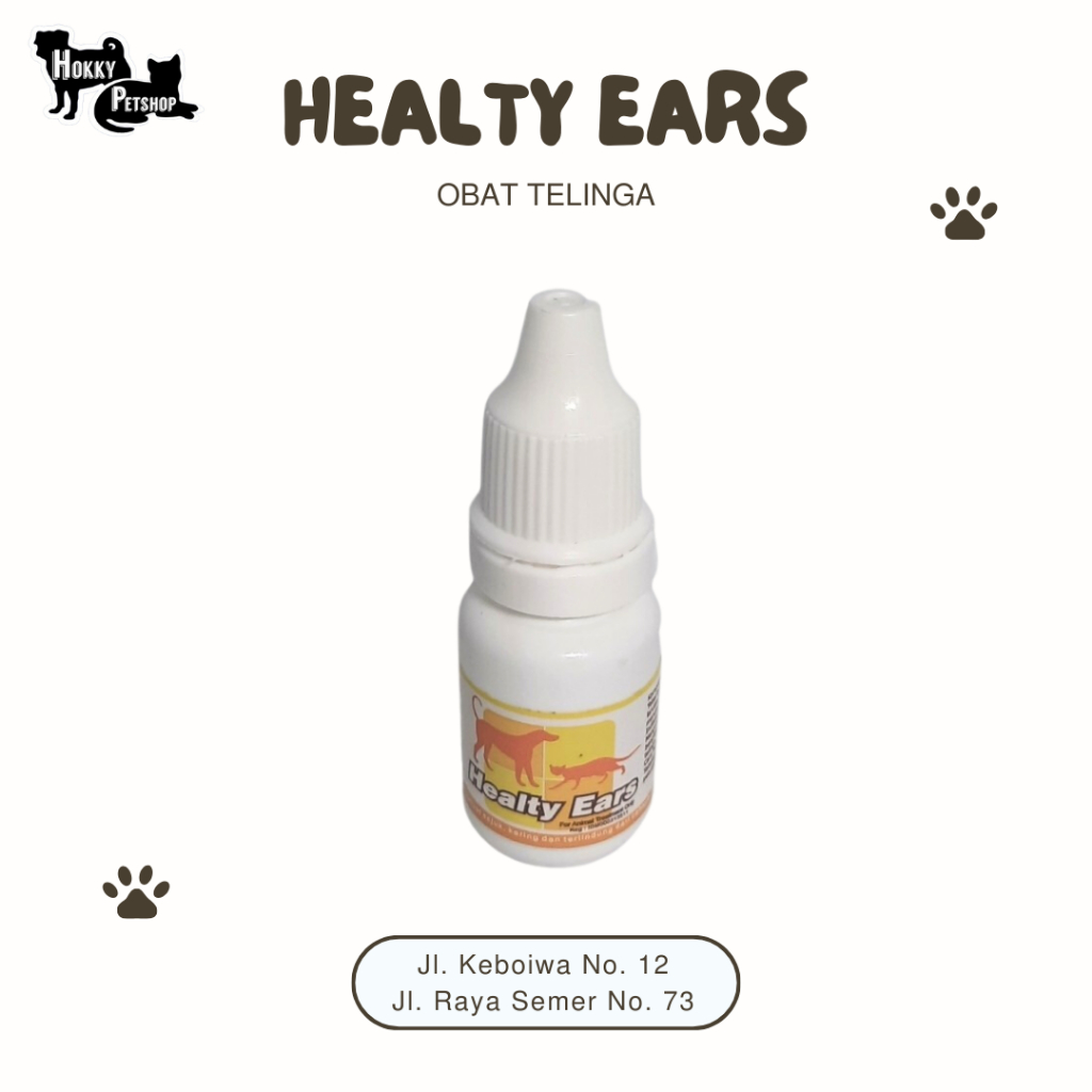 Obat Tetes Telinga Anjing/Obat Tetes Telinga Kucing/Obat Ear Mites