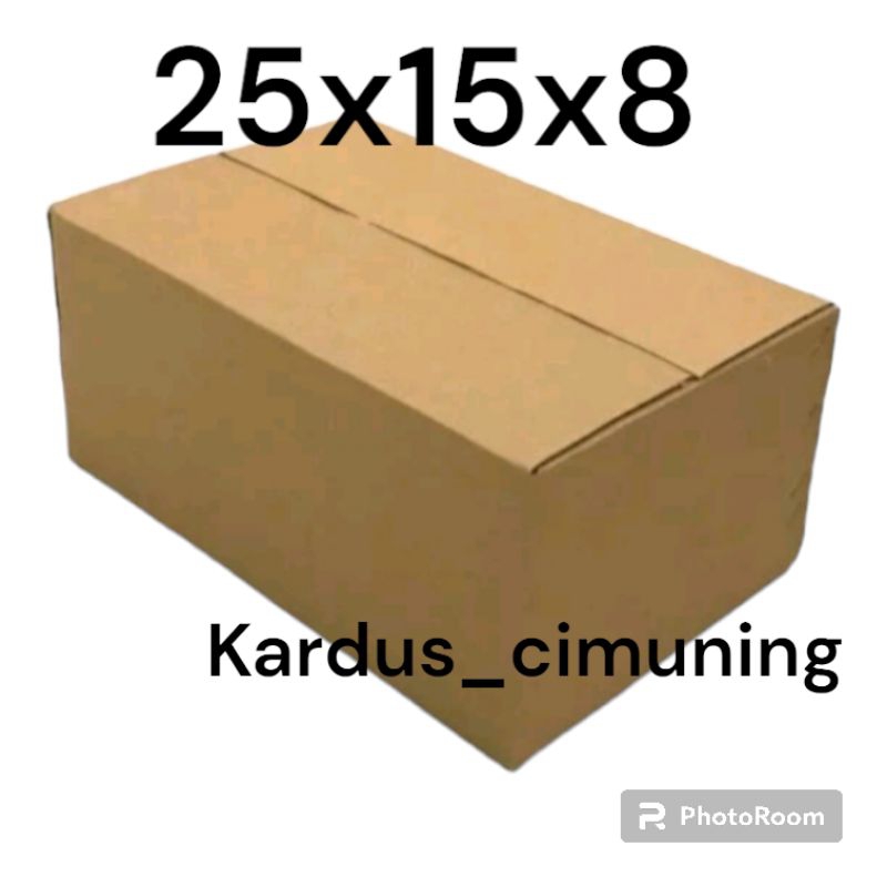 

kardus box packing 25x15x8