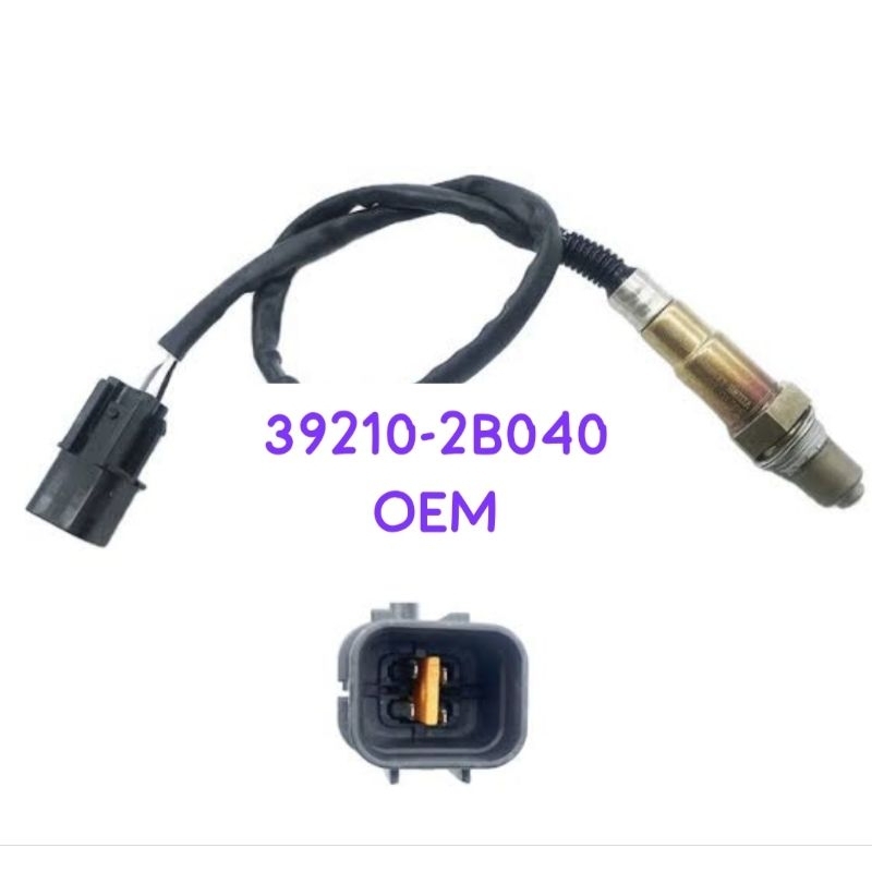 sensor oksigen hyundai i20 bagian depan nomer 39210 2B040