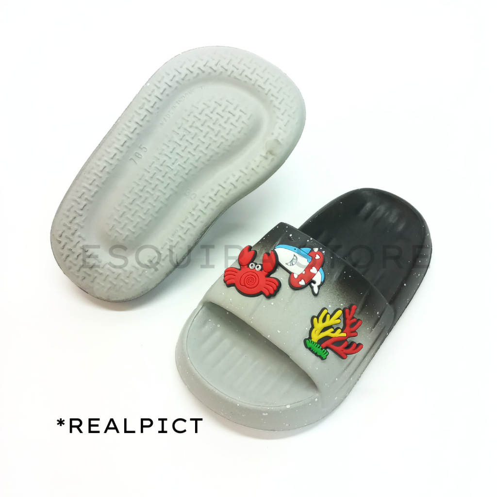 Sandal Selop Anak Cowok I Love Sea 785B-1