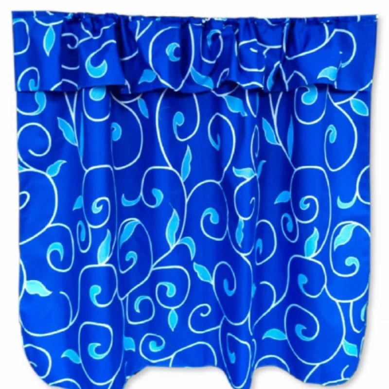 HORDENG / GORDEN KOLONG DAPUR MOTIF TRALIS BIRU
