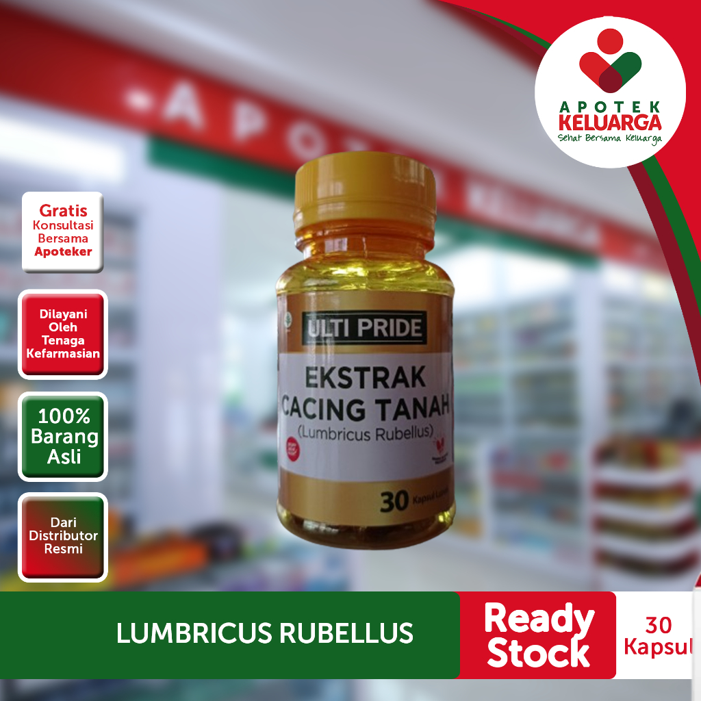 Ulti Pride Lumbricus Rubellus (ekstrak cacing tanah)