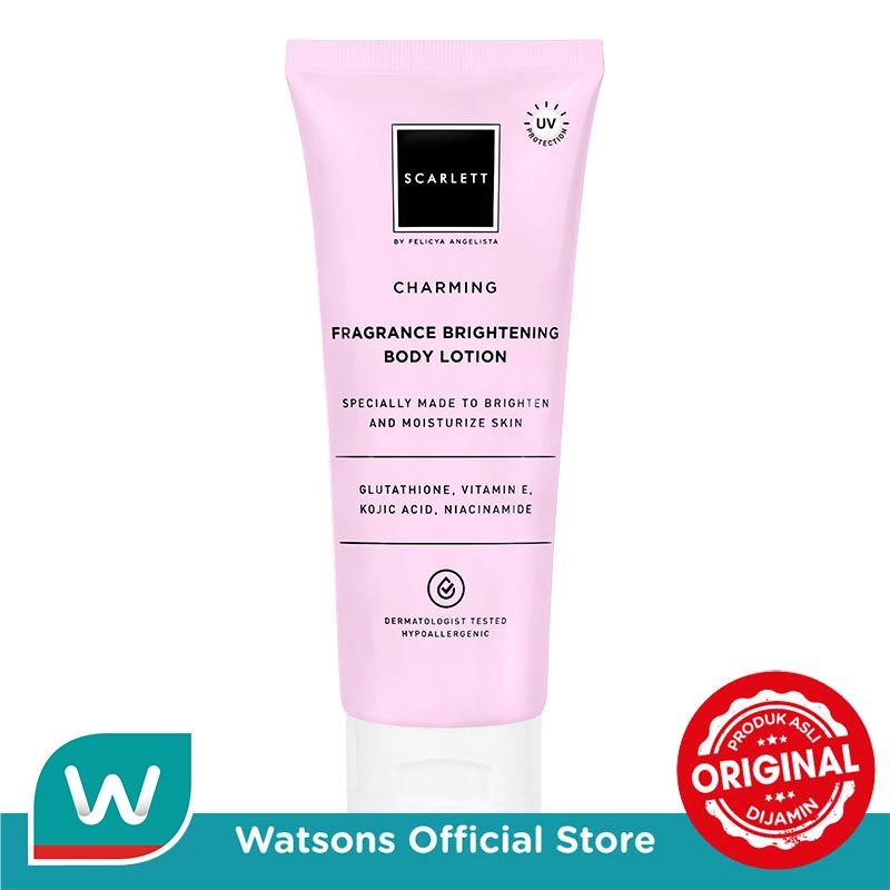 SCARLETT Scarlett Brighthening Fragrance Body Lotion Charming Tube 180 ml