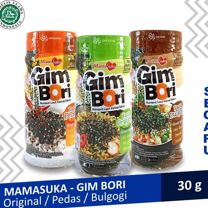 

[KODE PRODUK IP0H79141] Mamasuka Gim Bori Halal 30 gr